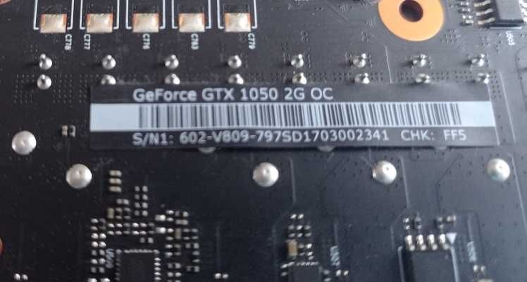 Karta graficzna PCI-Ex MSI GeForce GTX 1050 2G OC