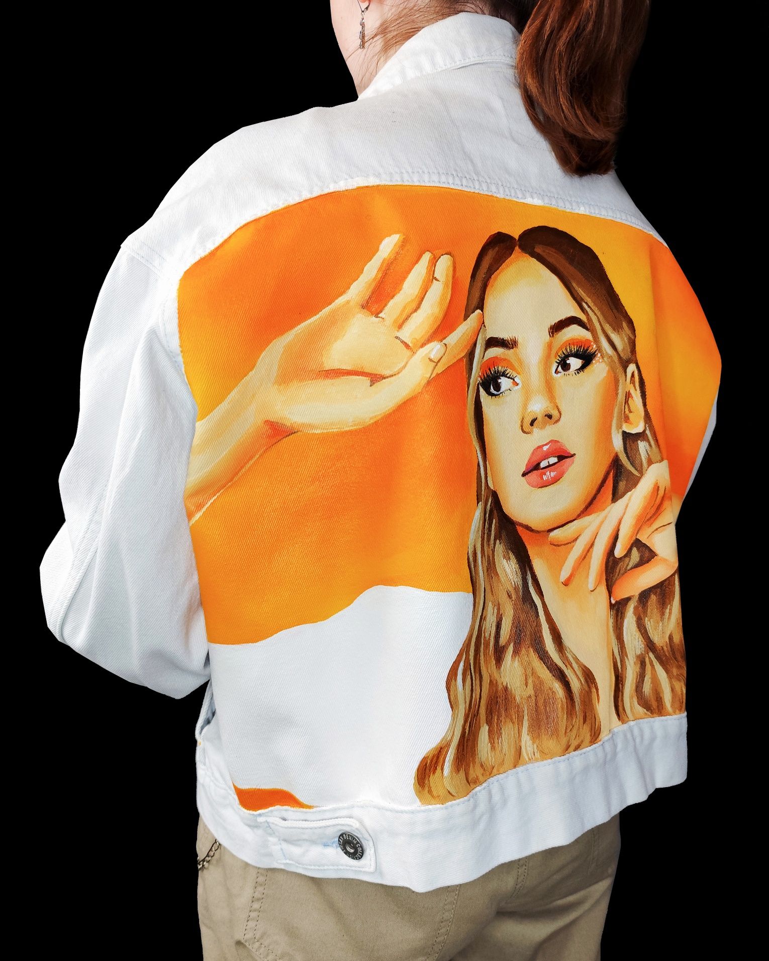 Custom Kurtka Jeansowa Julia Żugaj