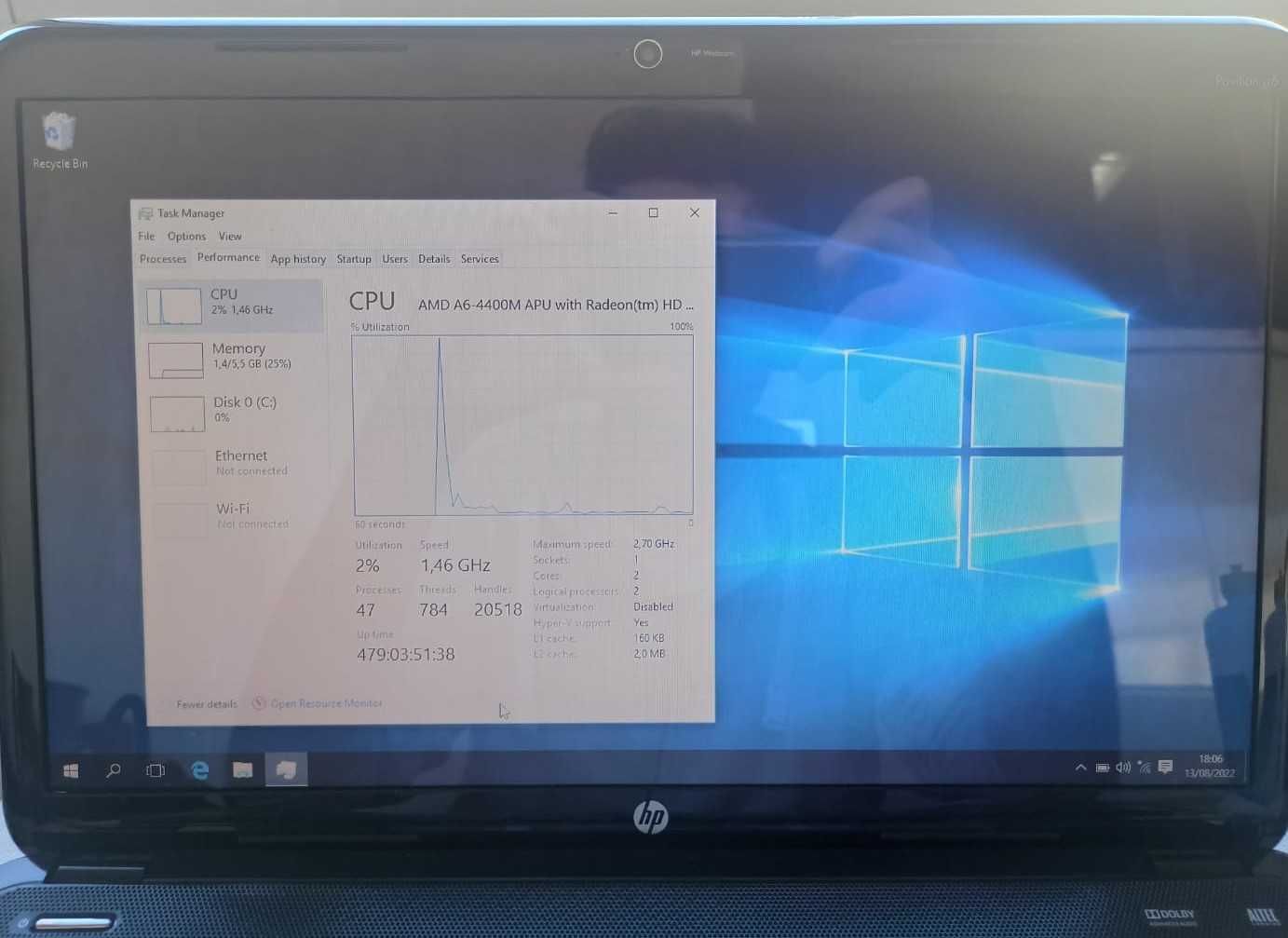 Portátil HP Pavilion G6 -> 6gb ram
