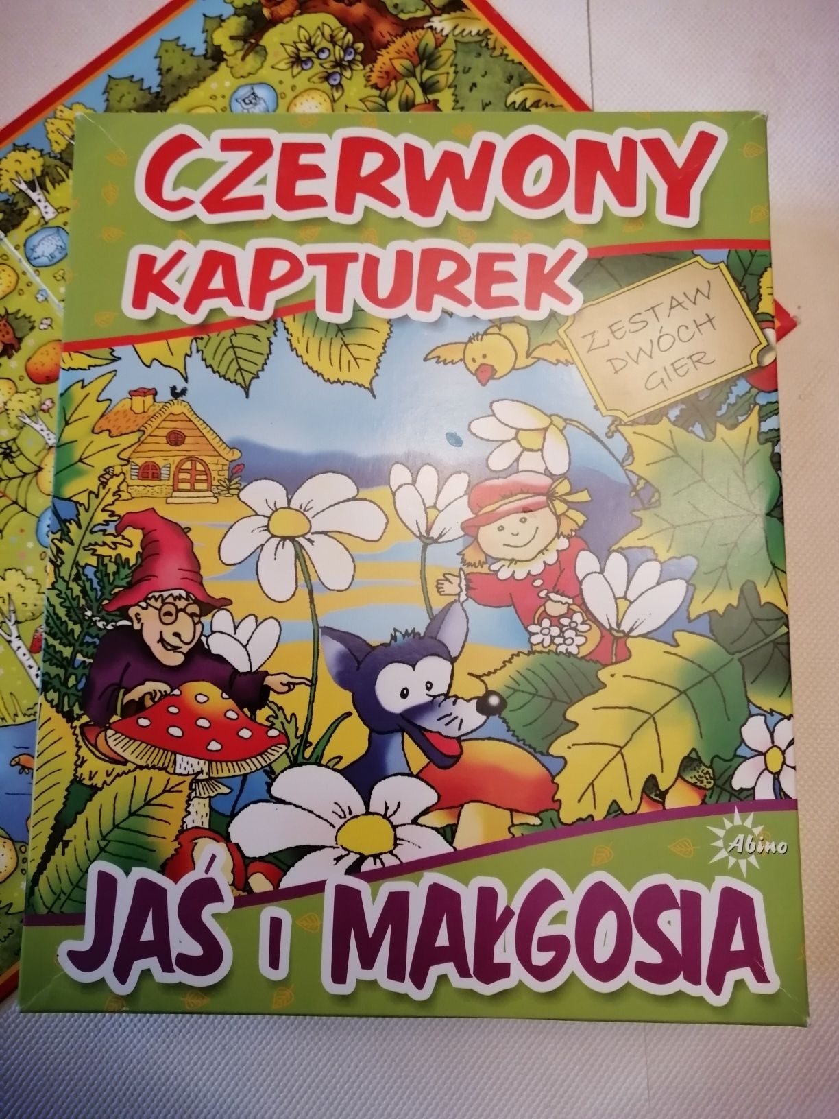 Czerwony Kapturek, Jaś i Małgosia,  zestaw 2 gier, wiek 5+