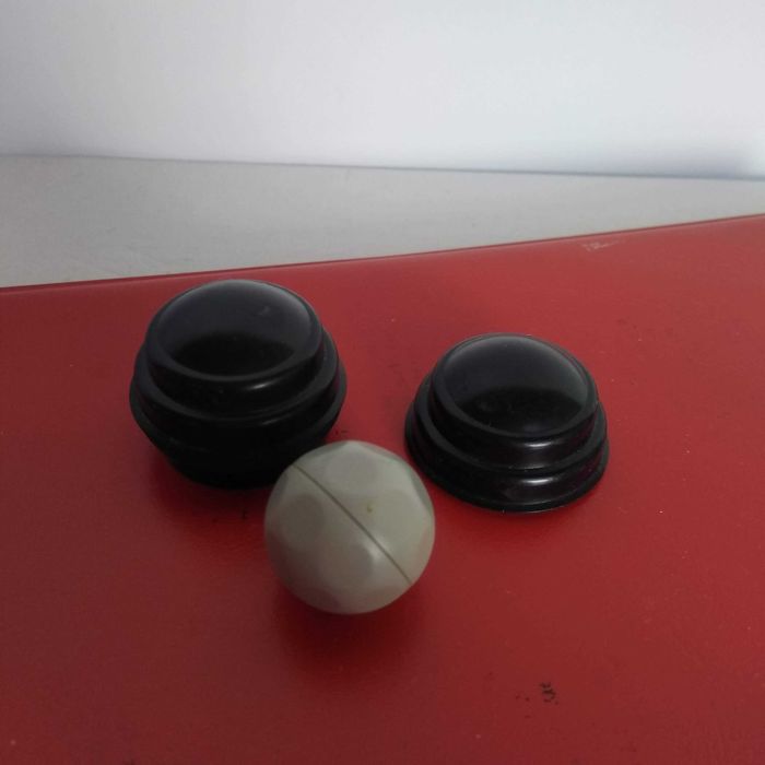 Шарик и полушарик серый в футляре черном фокусы набор настольная игра