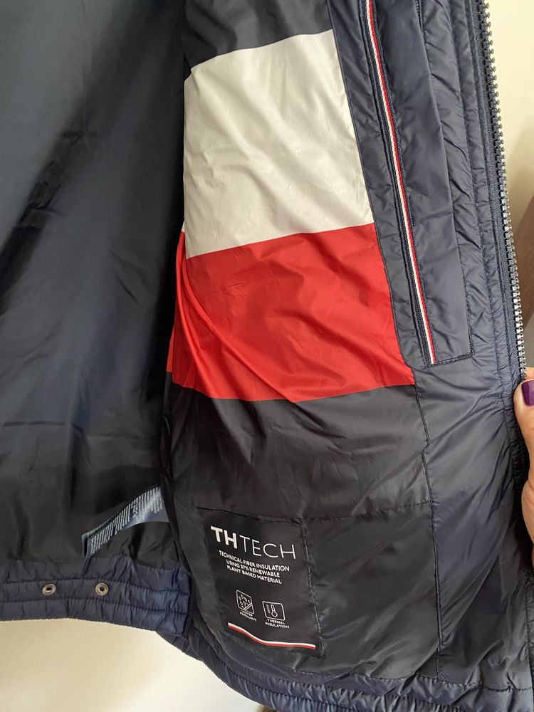 Kurtka przejściowa pikowana termiczna Tommy Hilfiger oryginalna