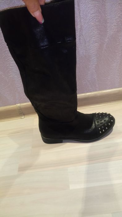 Демисезонные ботинки, кожаные