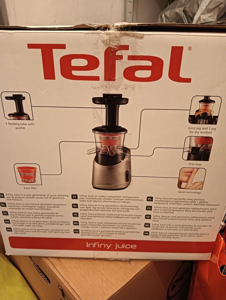Wyciskarka wolnoobrotowa TEFAL