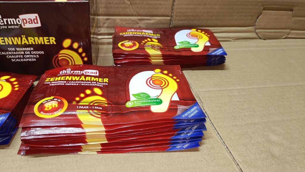 Ogrzewacz Do Stóp Thermopad Toe Warmer 30 par 60 szt.