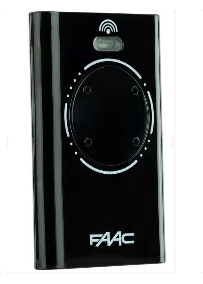 Comando Garagem Transmisor 4 Canais FAAC XT4 868 SLH LR Preto