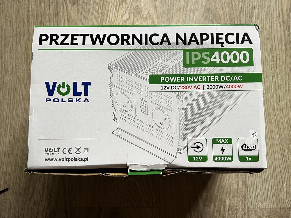 Інвертор перетворювач напруги Volt IPS-4000 12V/230V 4000W