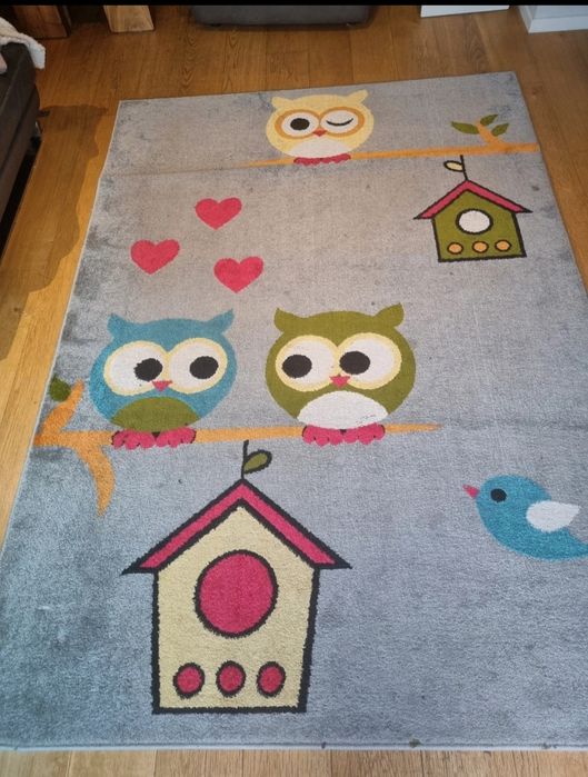 Dywan dla dziecka sowy 160×228