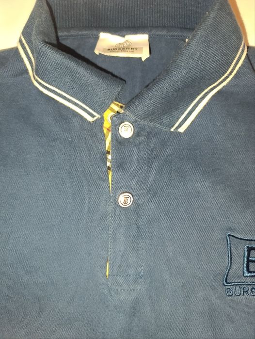 Koszulka Polo Burberry - unikalna wersja na zatrzaski.