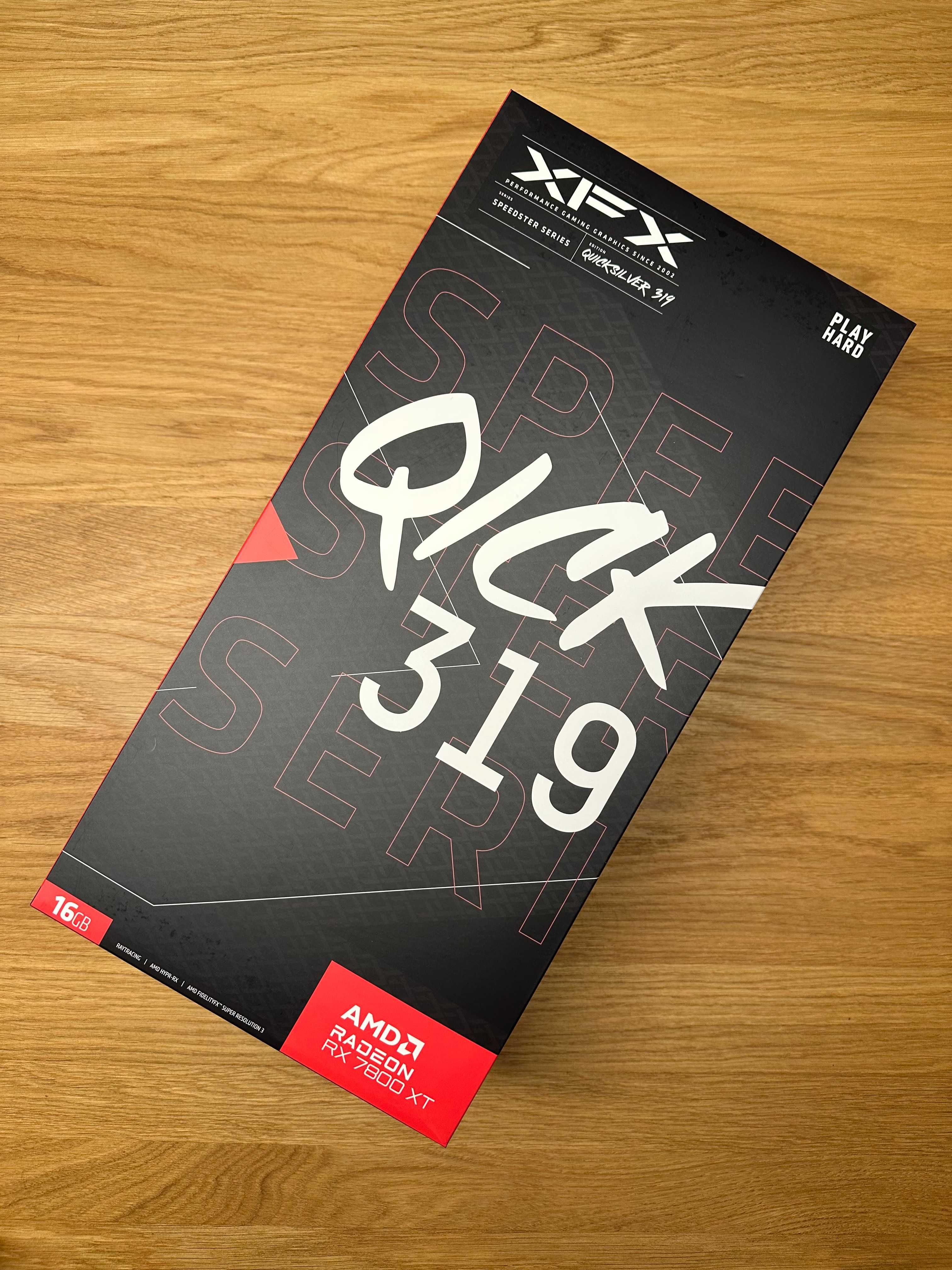 Nowa! XFX Radeon RX 7800 XT QICK 319 16GB – dodatkowe 2 lata gwarancji