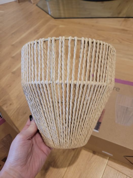 Lampki nocne/kinkiety ścienne boho, ze sznurka