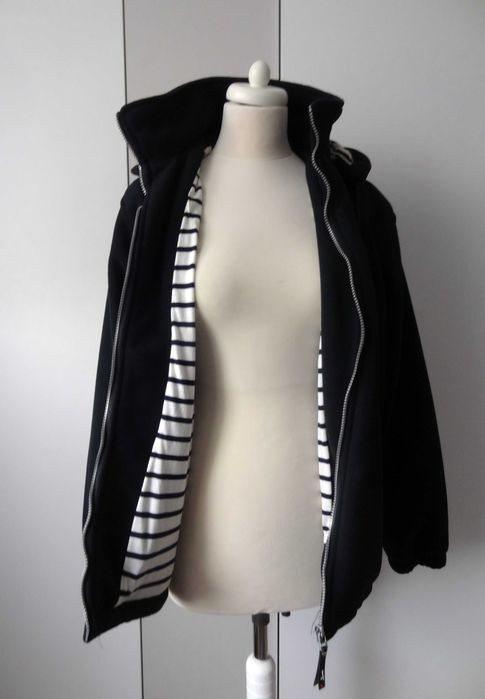 Ciepła polarowa kurtka męska z podszewką S&E rozm. M-L