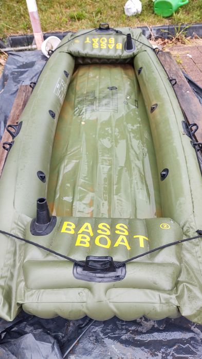 Ponton dmuchany wędkarski.