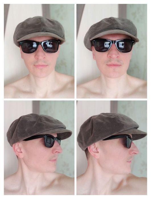 Кепка восьмиклинка Armani Exchange Peaky Blinders 57-59 хулиганка AX