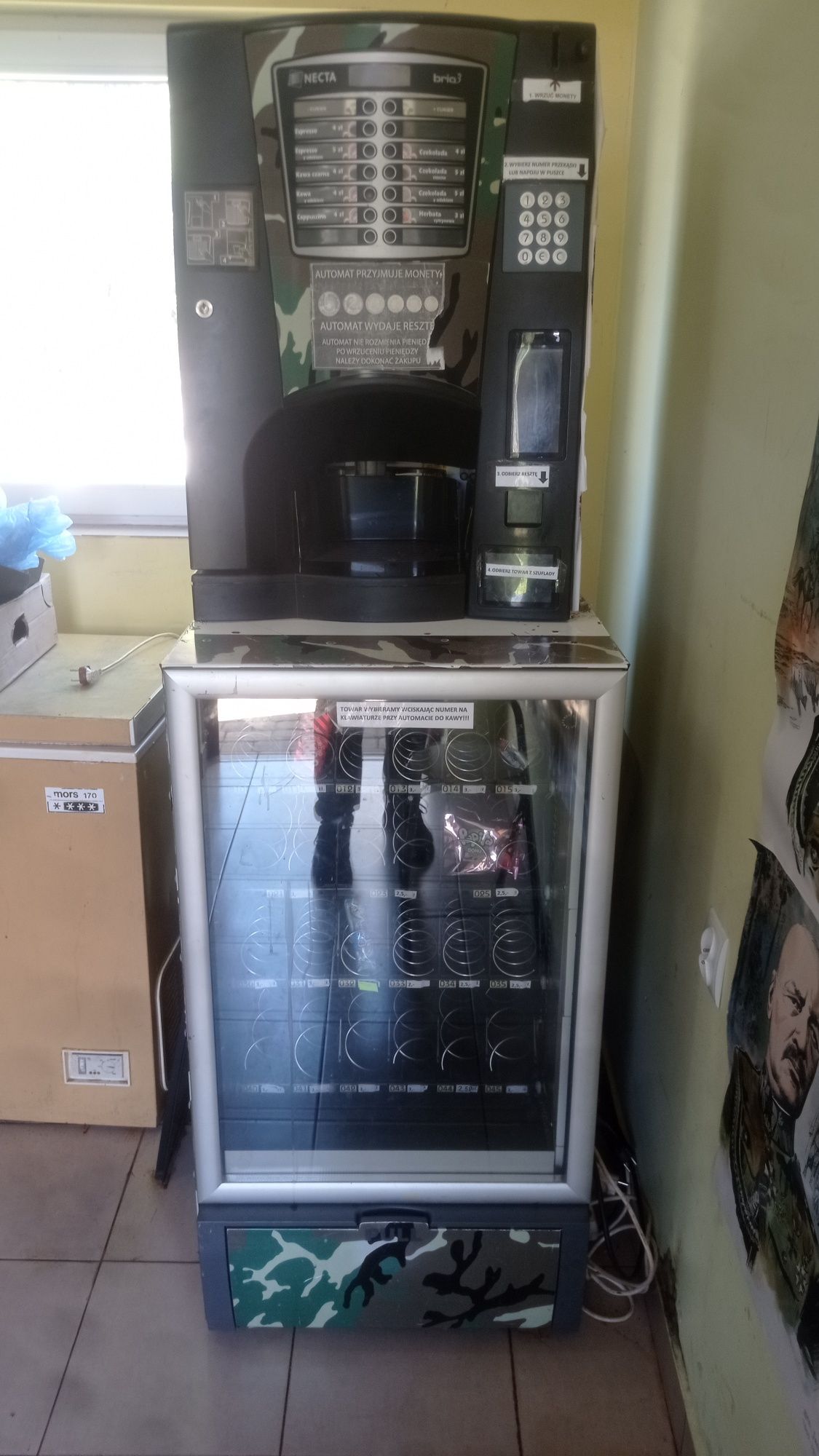 Automat vendingowy ekspres do kawy Necta brio 3