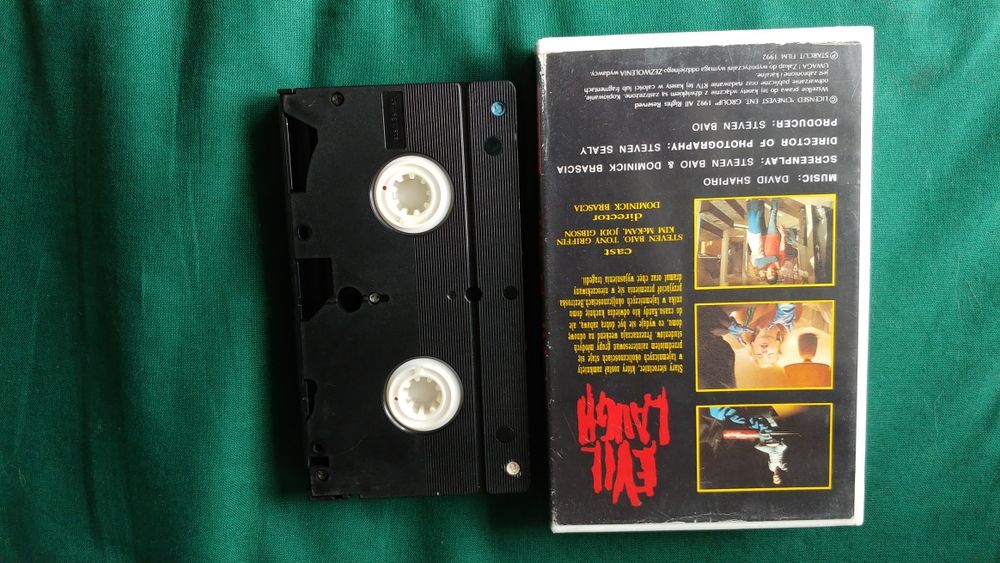 Zły śmiech Evil Laugh VHS Lektor Mega Unikat