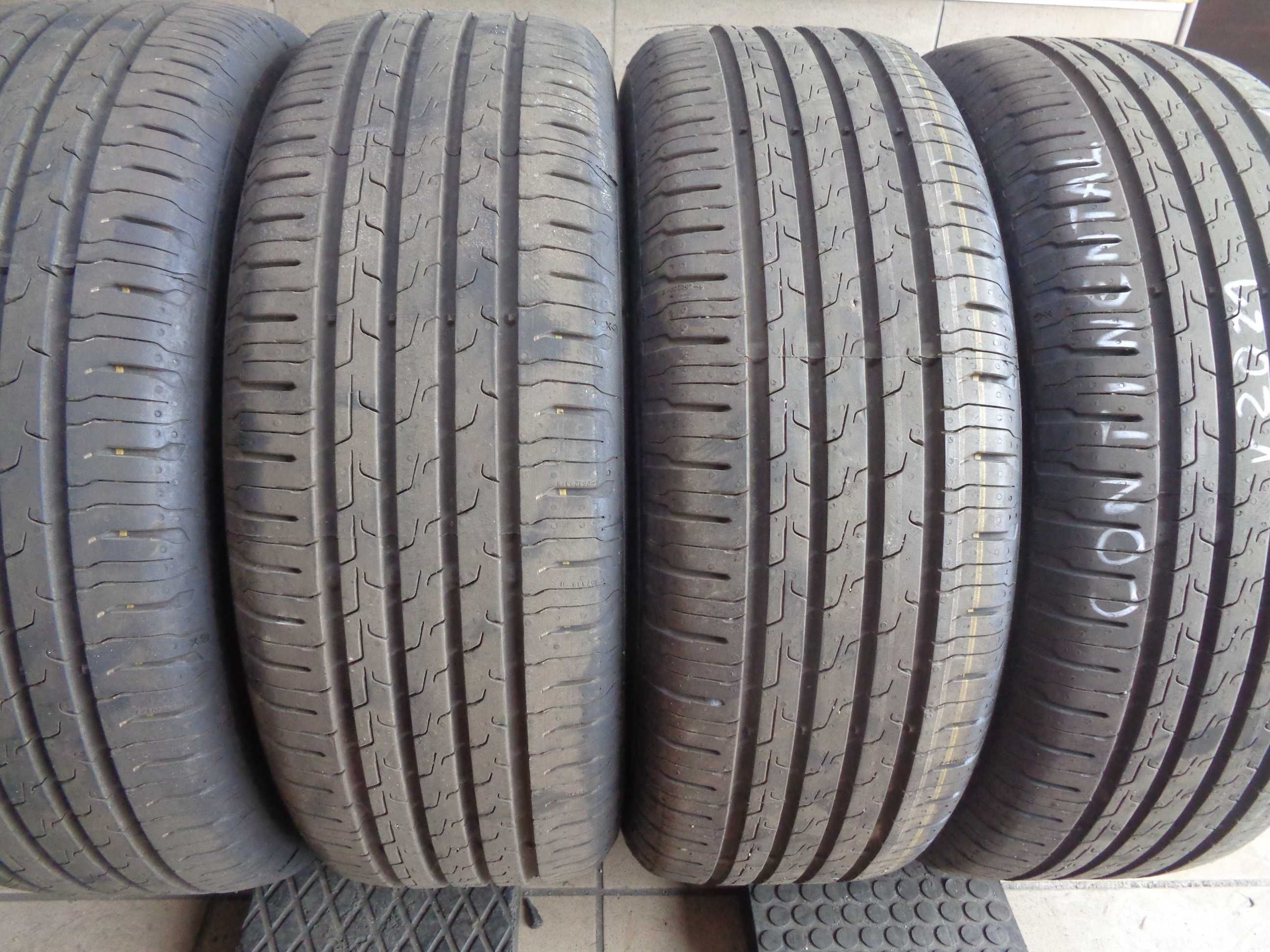 4szt. 195/55R16 CONTINENTAL EcoContact 6 - DEMO , r.2021 ,Opony Letnie