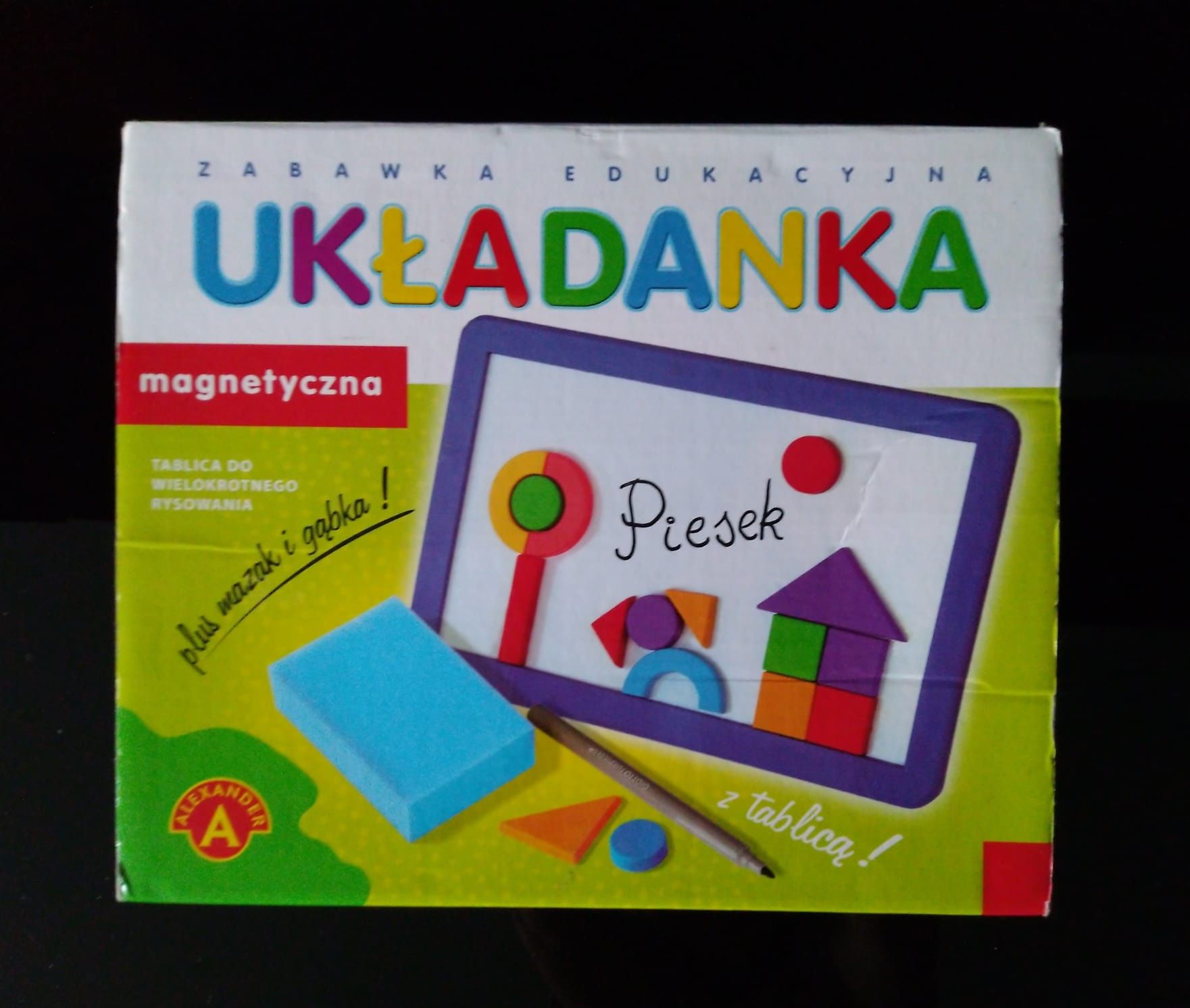 Zabawka edukacyjna "Układanka magnetyczna z tablicą" marki Alexander