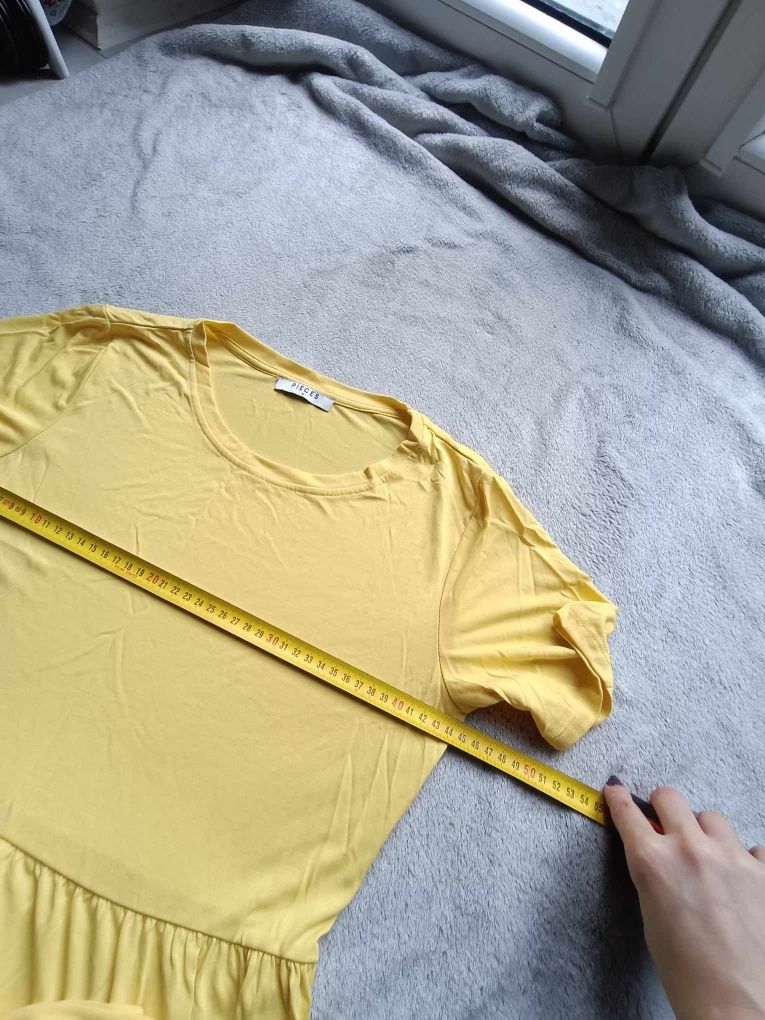 Sukienka ciążowa żółta M 38