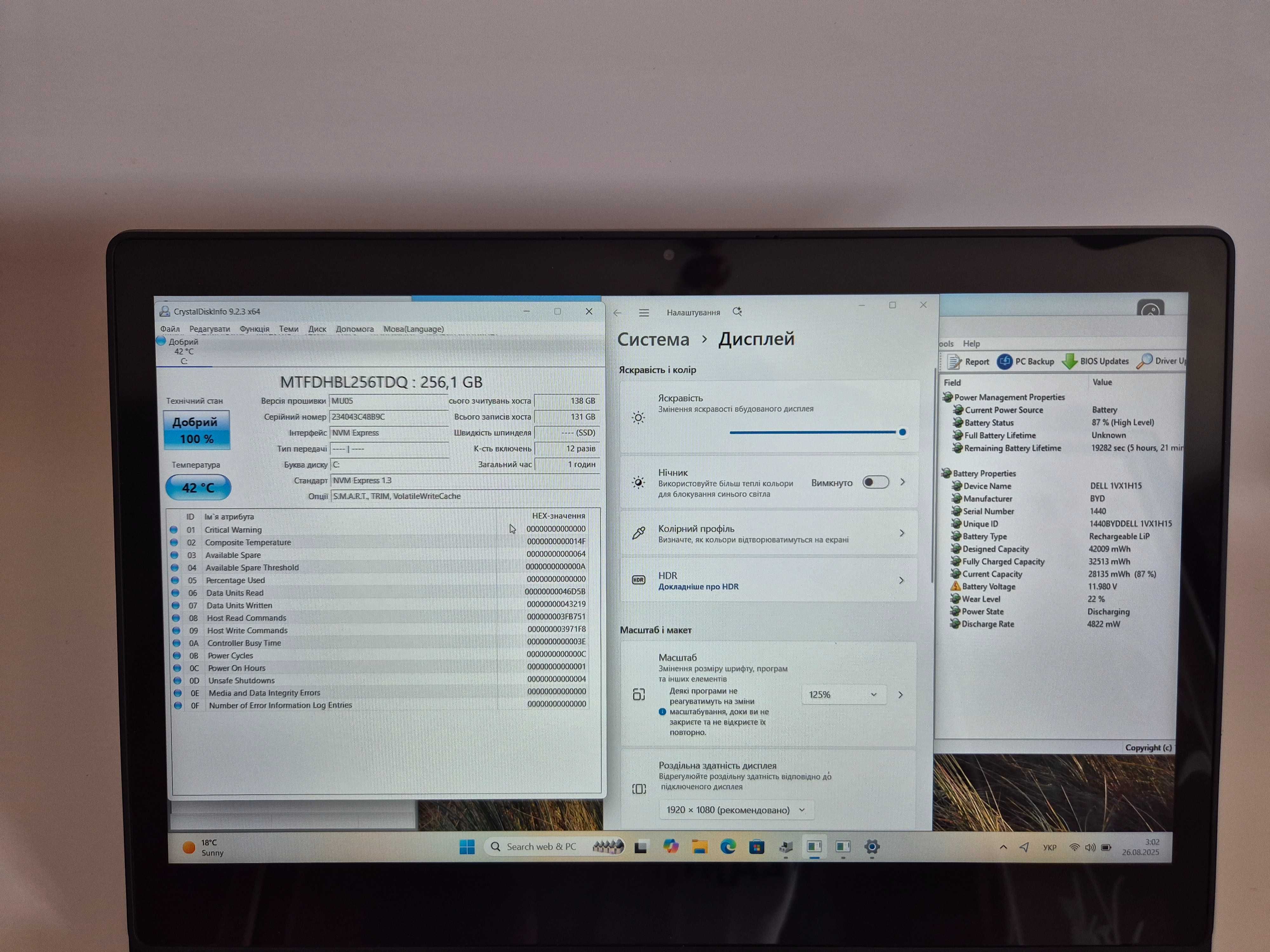 dell 3310 2in1 трансформер i3-8145, Ram 16Gb, SSD 256Gb