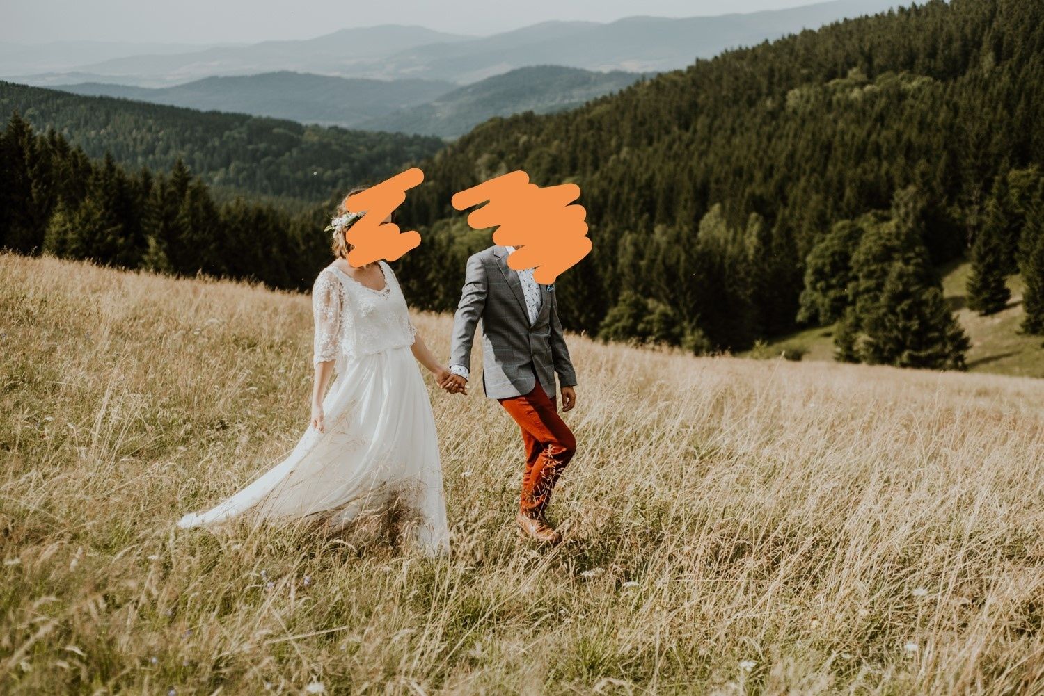 Suknia ślubna boho rustykalna kość słoniowa, do obejrzenia w Ciasne