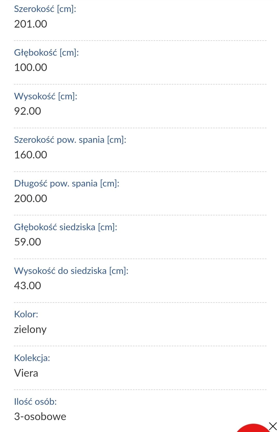 Oferta ważna do końca czerwca Abra Sofa Viera 200x160 w kolorze brązow