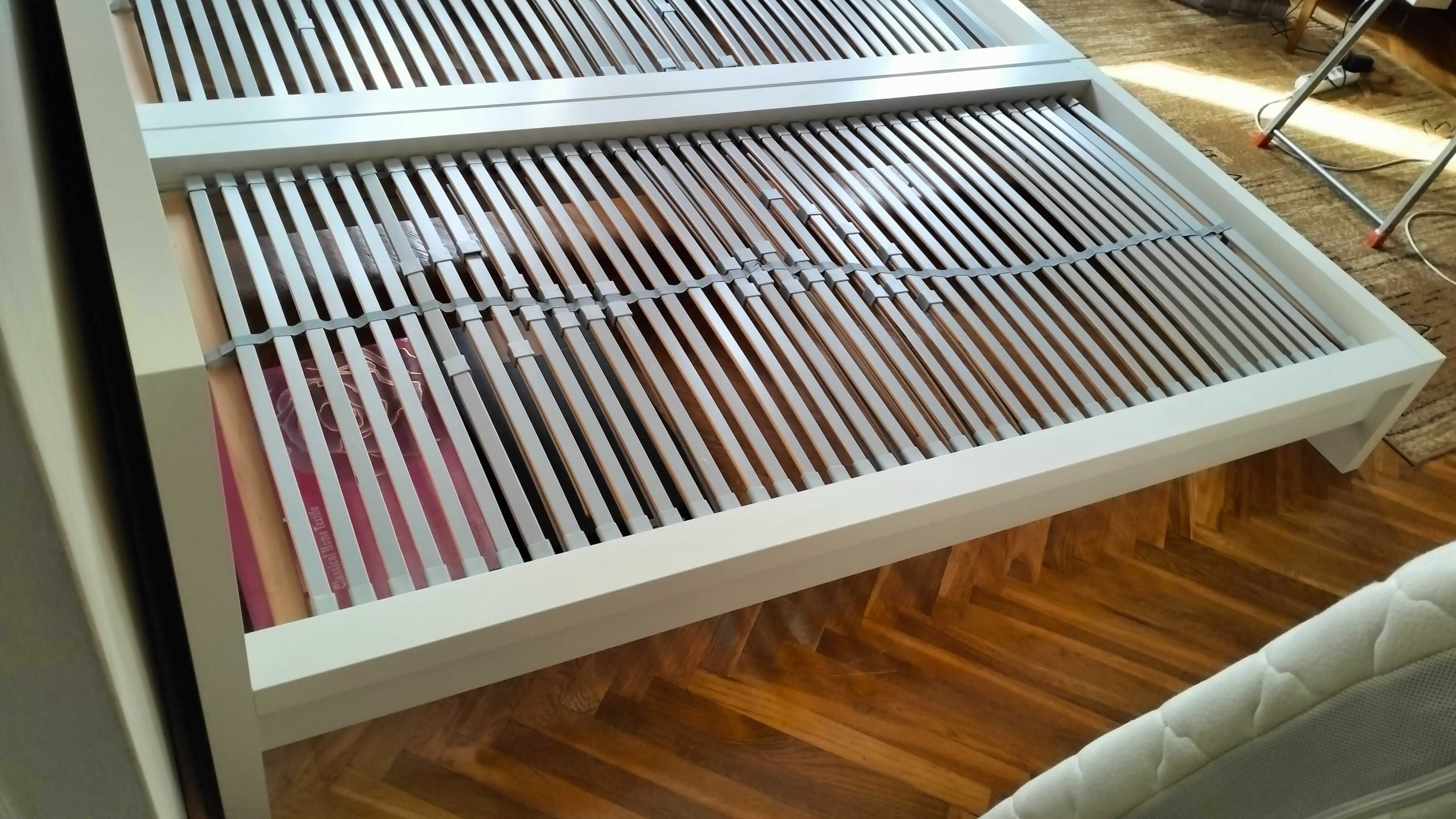 Łóżko 90x200 Ikea Malm ze stelażem 2x