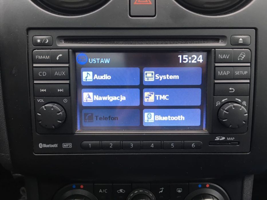 Polskie menu Nissan Connect 1 LCN 1 Qashqai Juke Note Micra Trial V12