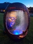 Fontanna ogrodowa, pokojowa, "Deszczowy Budda "4w1