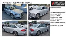 Розбір 2014 Audi A4 B8.5 S-line USA капот крило бампер фари двері