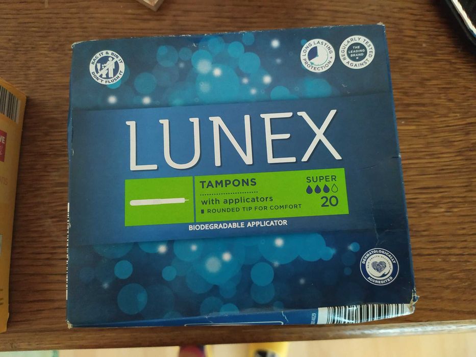 Тампоны lunex интимная гигиена.