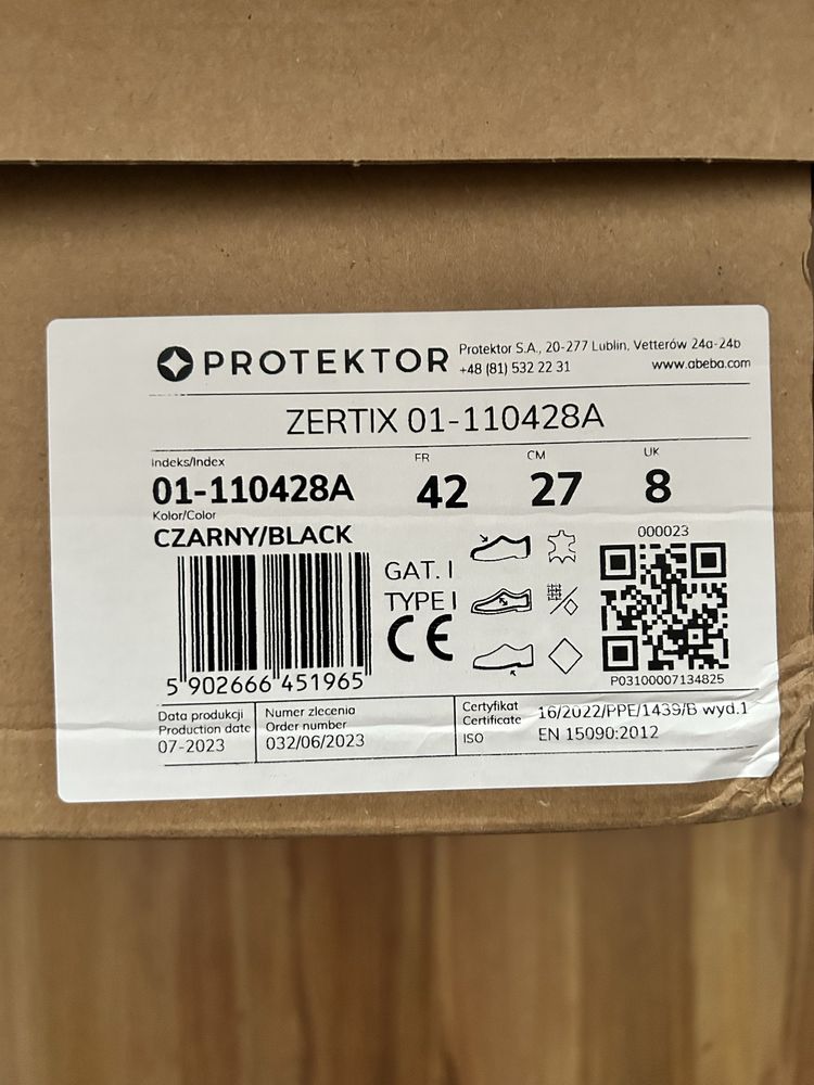 Buty strazackie protektor