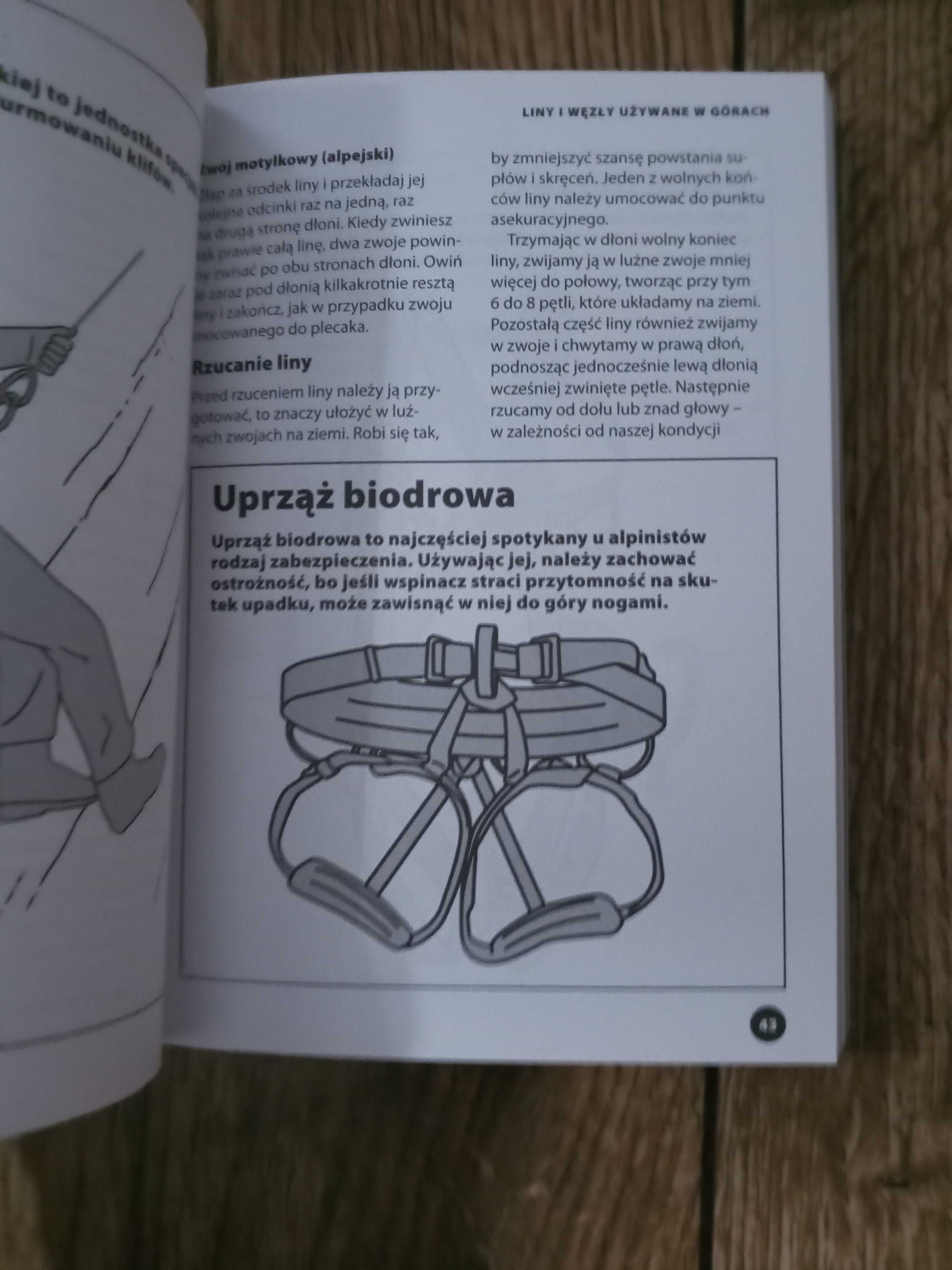 Liny i węzły we wspinaczce żeglarstwie i survivalu