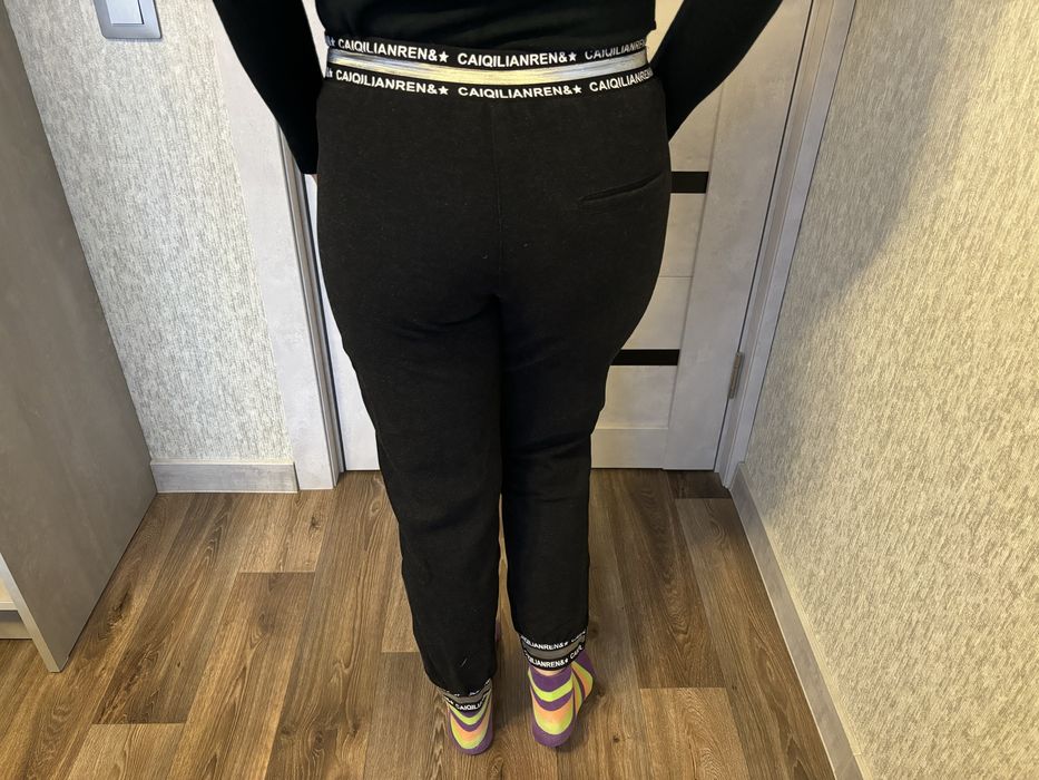 Женские теплые  брюки, штаны, джогеры, жіночі теплі джогери стан ідеал