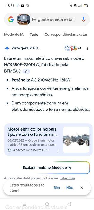 Motor elétrico. Oportunidades