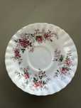 6 chavenas de chá e 6 pratos - royal albert rose