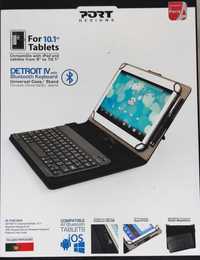 Capa de protecção Tablet 10.1'' com teclado Bluetooth