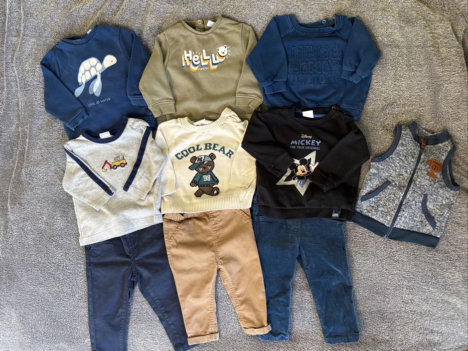 Пакет теплих речей на хлопчика 74 р.