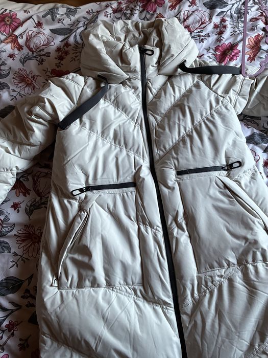 Ciepla kurtka długa zimowa