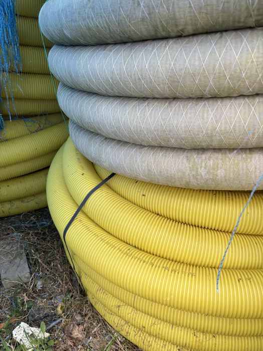 Rura Drenarska fi 100 w otulinie plus Trójniki