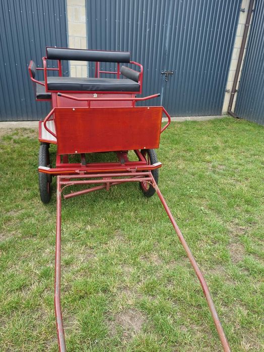 Bryczka konna dla kucyka i dużego konia