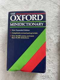 Slownik the oxford minidictionary angielsko-angielski mały
