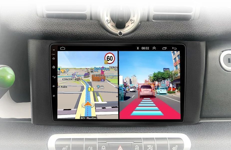 Radio dla Smart Fortwo 2011 - 2015 CarPlay i Android Auto