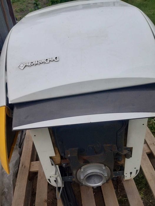 Piec na olej opałowy z palnikiem