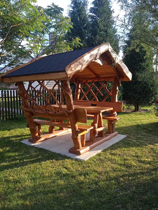 Altana ogrodowa, altana z drewna, szałas, domek