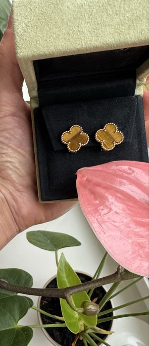 Серьги Van cleef & Aprels( оригинал, документы)