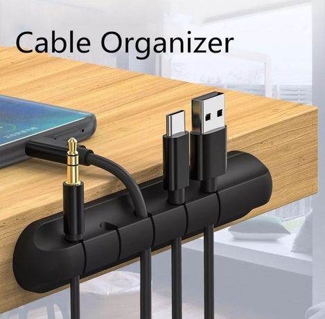 Органайзер для кабелів тримач USB кабелів