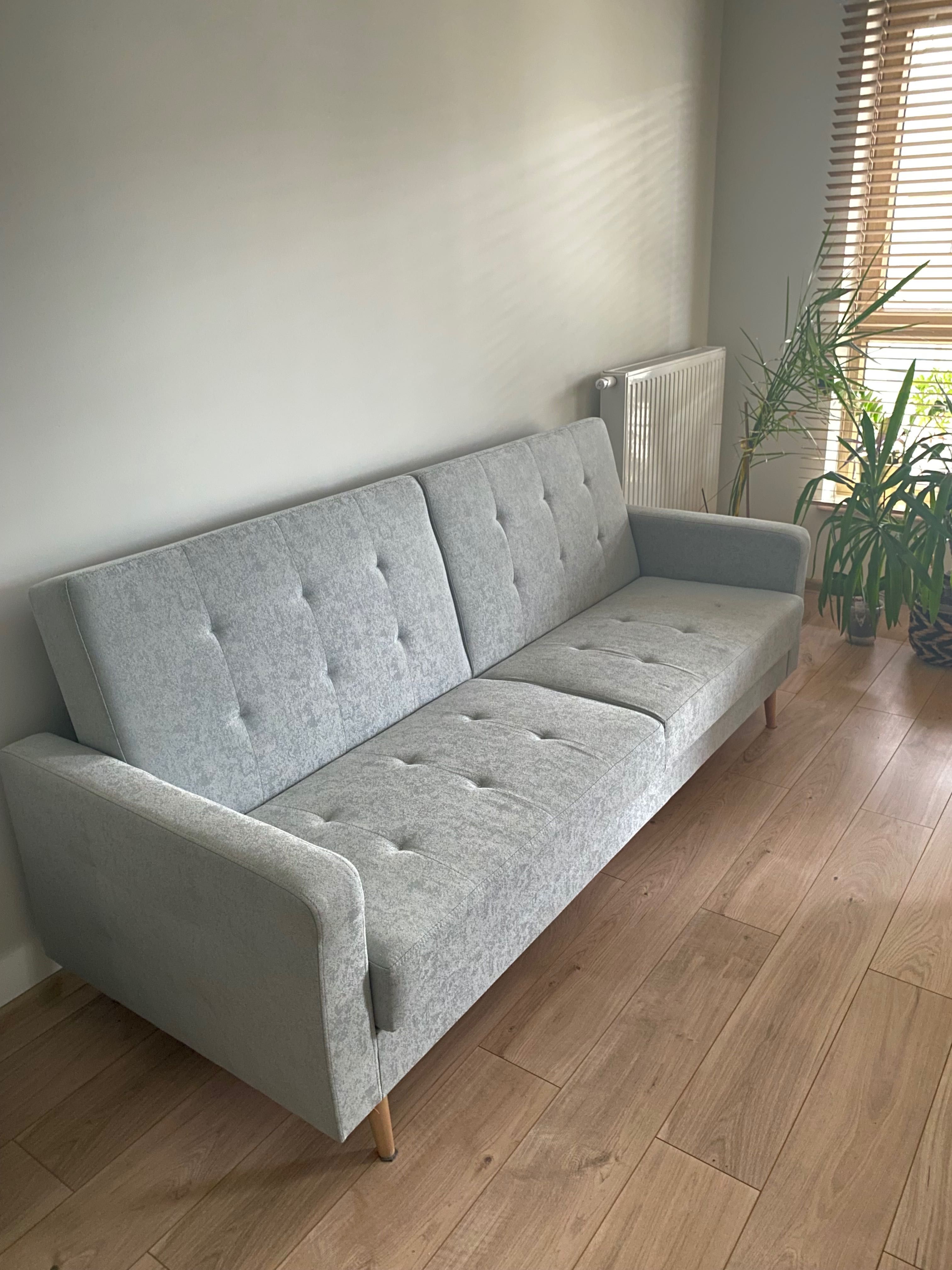 Wrocław wersalka zielona 220x90 funkcją spania Wygodna zadbana