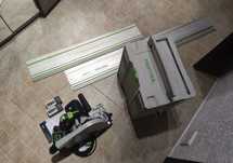 Festool TS 75 EBQ-Plus zagłębiarka z dwiema prowadnicami FS
