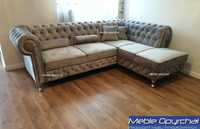 PRODUCENT!! naroznik chesterfield, glamour kryształy pinezki NR.6